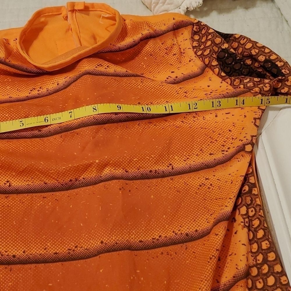 Children's How To Train Your Dragon Orange Jumpsuit Costume Size Medium - Picture 9 of 10